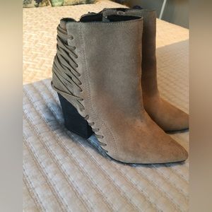 Suede booties